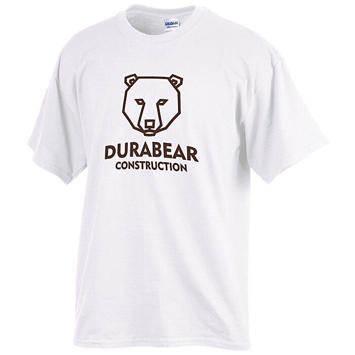 Custom Gildan Ultra Cotton T-Shirt - Men's - Screen - White