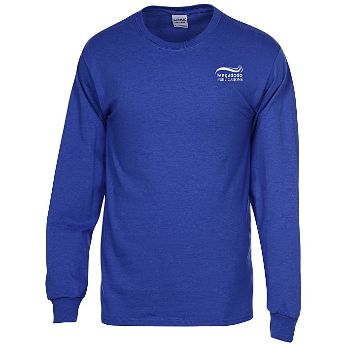 Custom Gildan Ultra Cotton LS T-Shirt - Screen - Colours