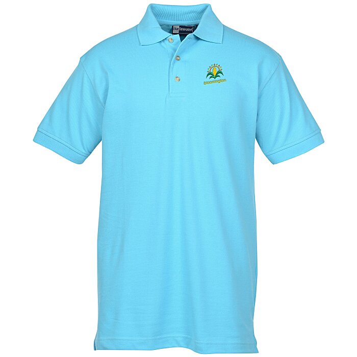 Custom Superblend Pique Polo - Men's