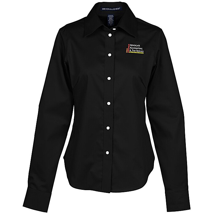 Custom Crown Collection Solid Stretch Twill Shirt - Ladies'