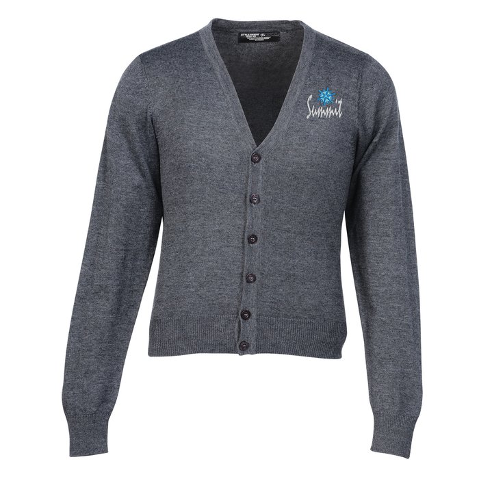 Custom Fine Gauge Cardigan Sweater - Men's