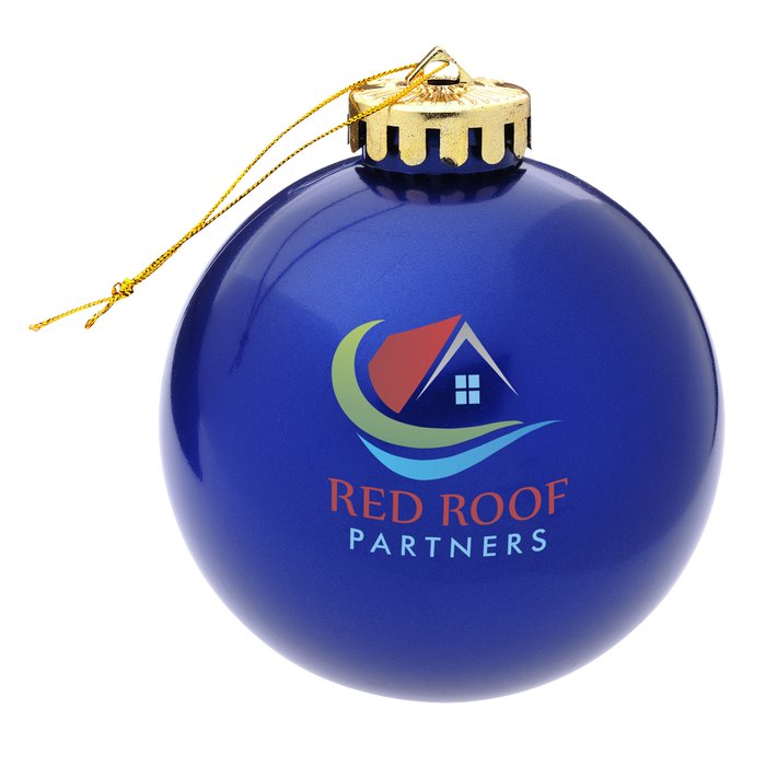 Custom Round Shatterproof Ornament - Translucent - Full Colour