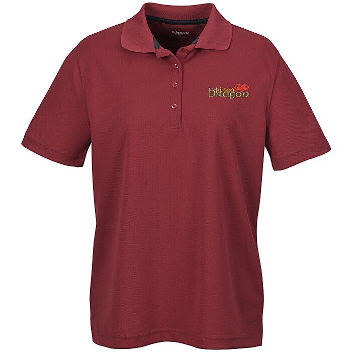 Custom Dry-Mesh Hi-Performance Polo - Ladies' - Embroidered