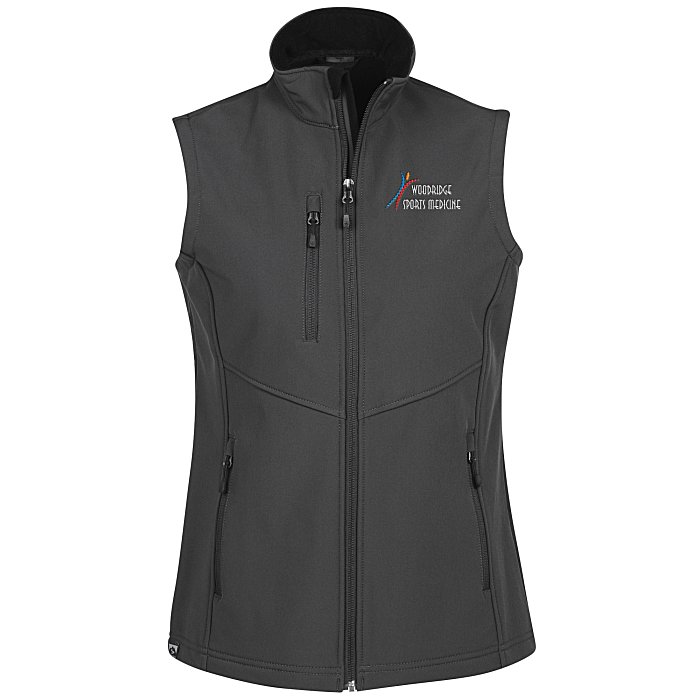 Custom Storm Creek Microfleece Lined Soft Shell Vest - Ladies'