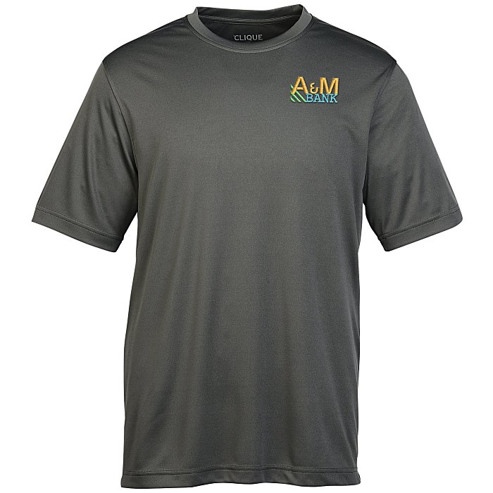 Custom Spin Dye Jersey Tee - Men's - Embroidered