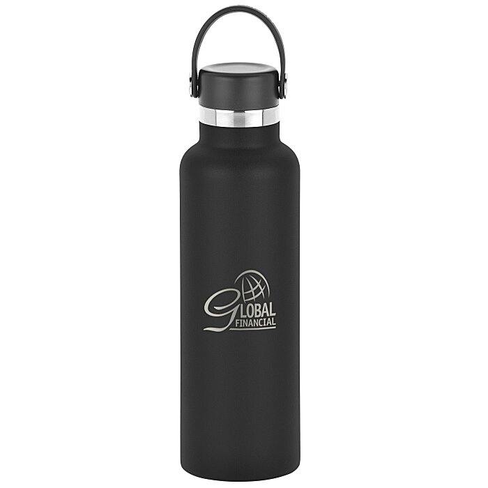 Custom Hydro Flask Standard Mouth with Flex Cap - 21 oz - Laser Engraved