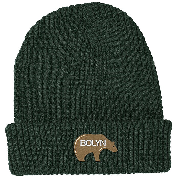 Custom Chunky Waffle Knit Beanie