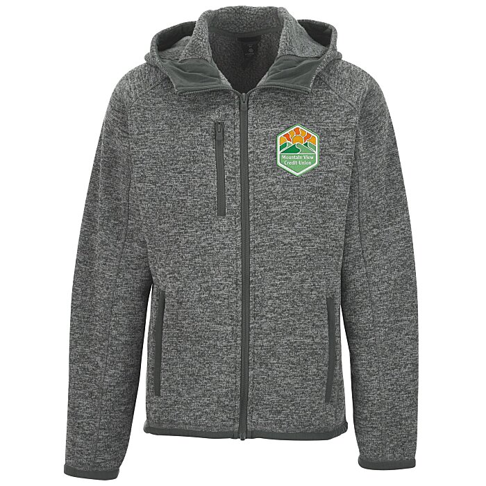 Custom Stormtech Avalante Sweater Fleece Hooded Jacket - Men's