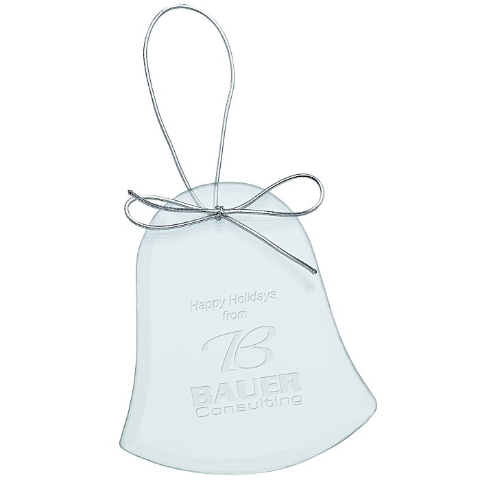 Custom Jade Crystal Ornament - Bell