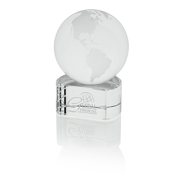 Custom Crystal World Award - 3