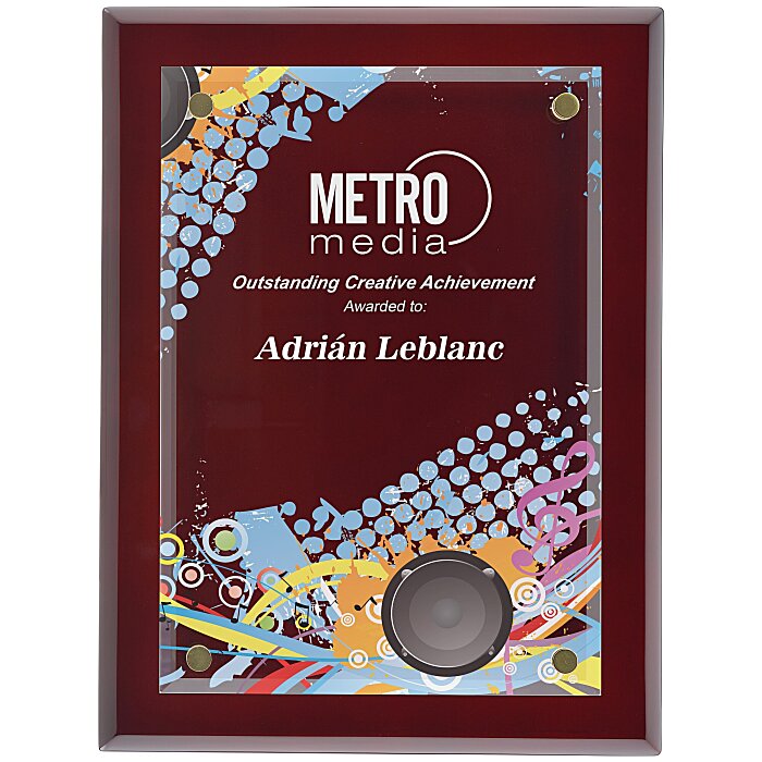 Custom Celebration Wood Plaque - 12 inches