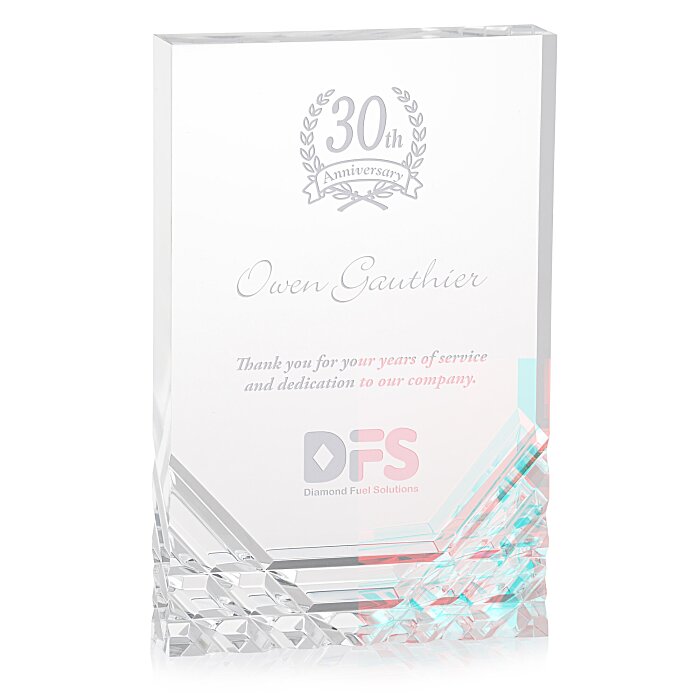 Custom Splendor Acrylic Award - 7 inches