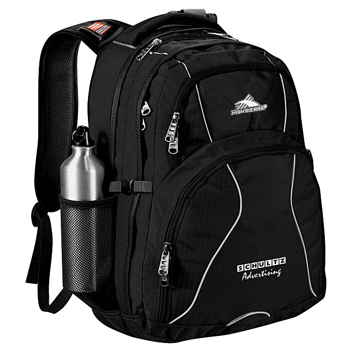 Custom High Sierra Swerve 17-inch Laptop Backpack - Embroidered