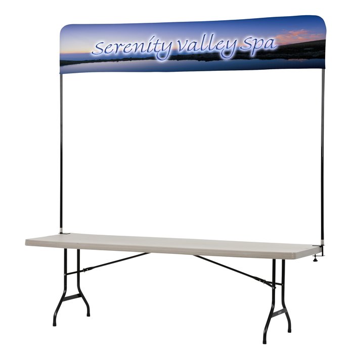 Custom Tabletop Banner System - 8 feet