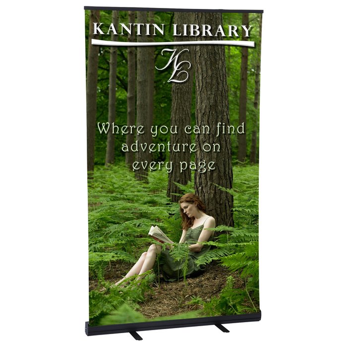 Custom Economy Retractable Banner Display - 47 1/4 inches