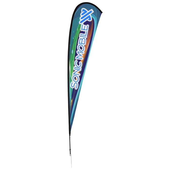 Custom Outdoor Sail Sign - 14 feet - One Sided