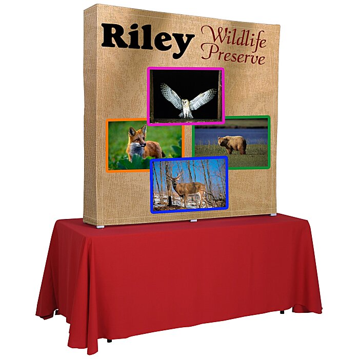 Custom Splash Tabletop Display - 5 feet - Wrap Graphics
