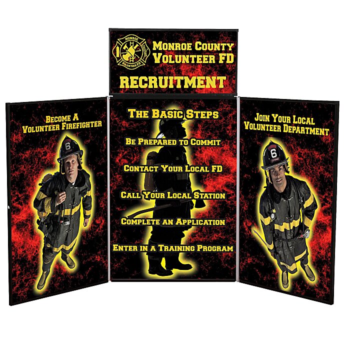 Custom Fold N Go Tabletop Display - 6 feet - Full Colour