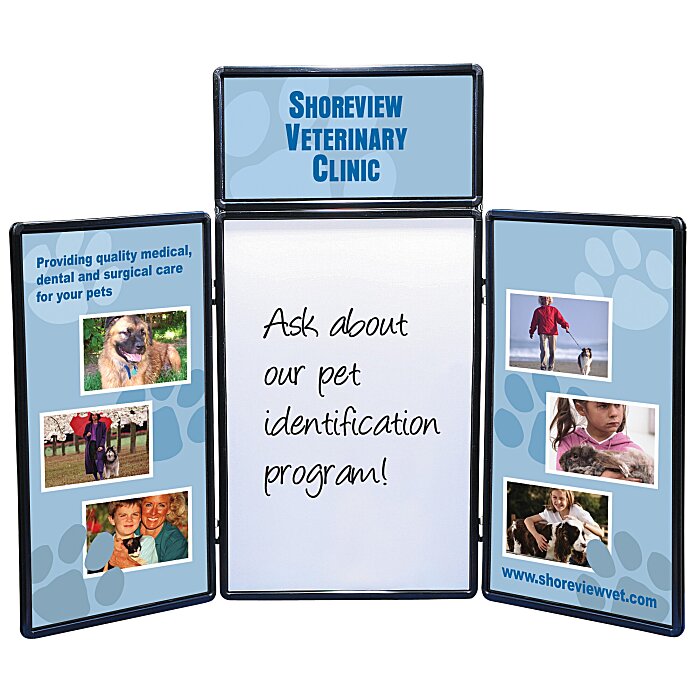 Custom Show N Write Tabletop Display - 6 feet - Full Colour