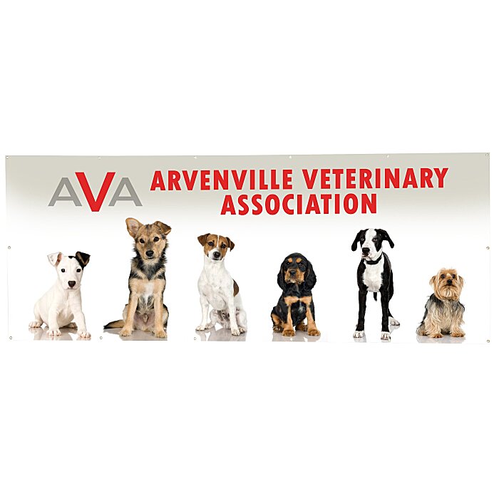 Custom Value Indoor Banner - 4' x 10' - 24 hr