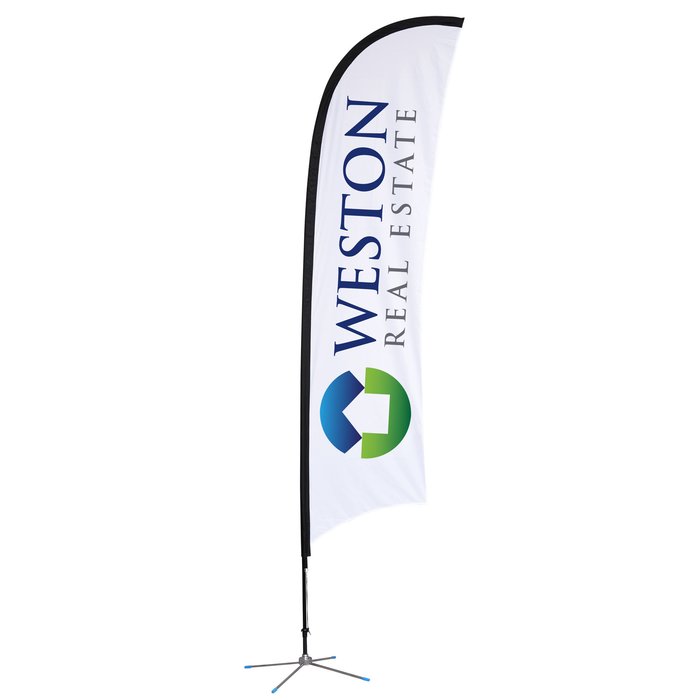Custom Indoor Razor Sail Sign - 13 feet - One Sided