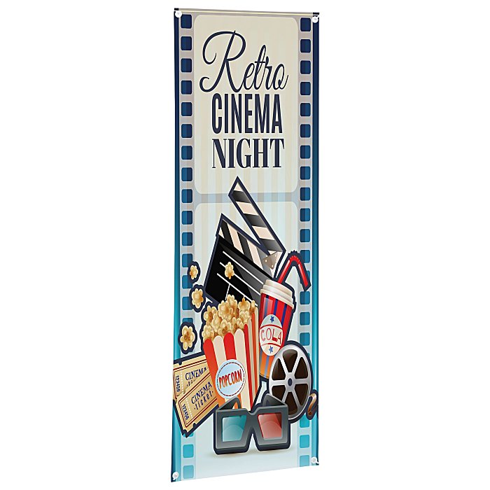Custom FrameWorx Banner Stand - 23 1/2 inches - Replacement Graphic - One Sided