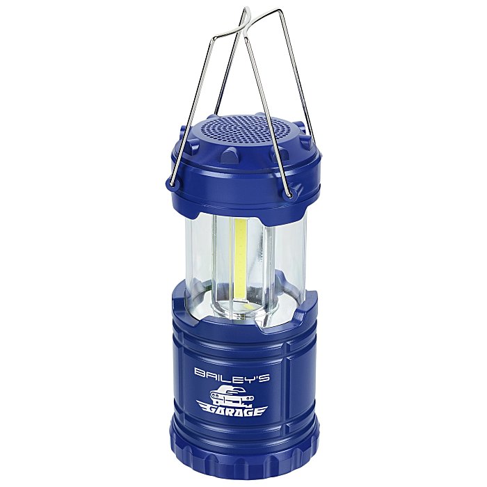 Custom Britton Pop Up COB Lantern with Wireless Speaker