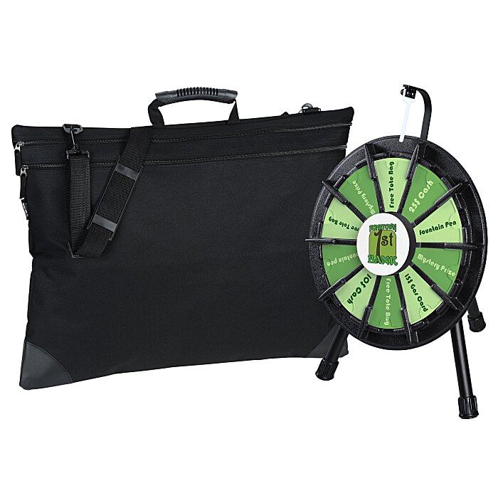 Custom Micro Tabletop Prize Wheel with Case