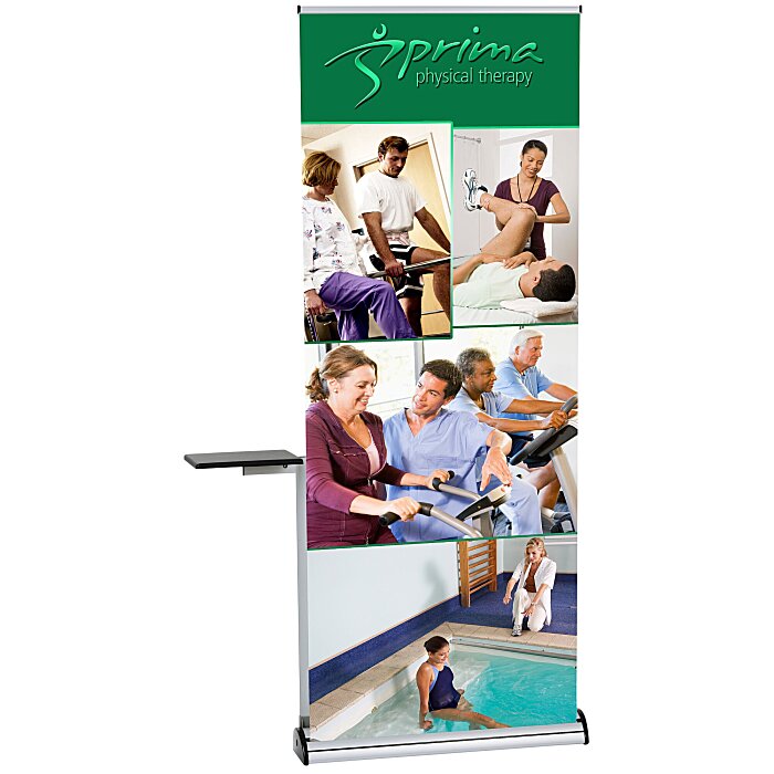 Custom Barracuda Retractable Banner Display with Table