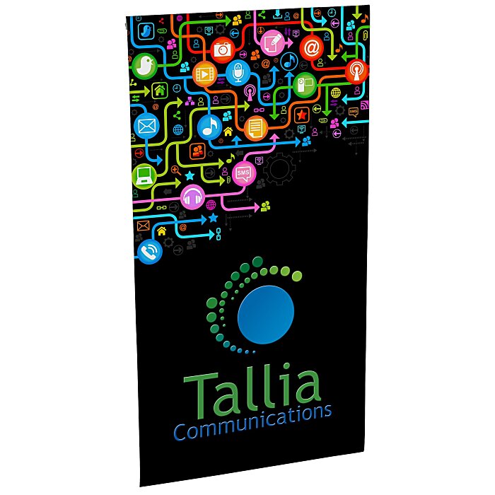 Custom Lightning Mini Tabletop Banner Stand