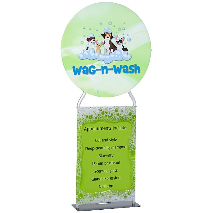 Custom EuroFit Round Banner Stand - 36 inches