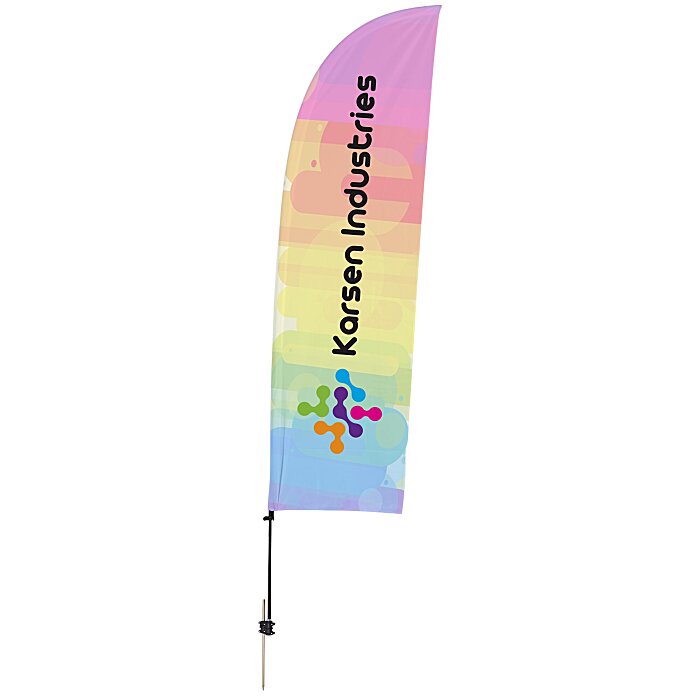 Custom Outdoor Value Blade Sail Sign - 10 1/2 feet - One Sided