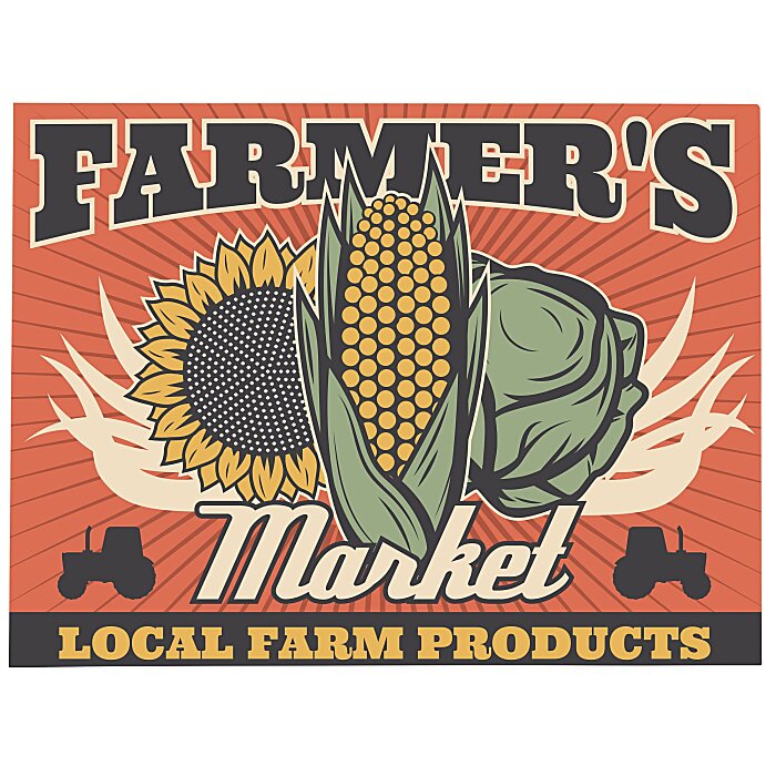 Custom Corrugated Plastic Yard Sign Graphic - 18 inches x 24 inches - Full Colour