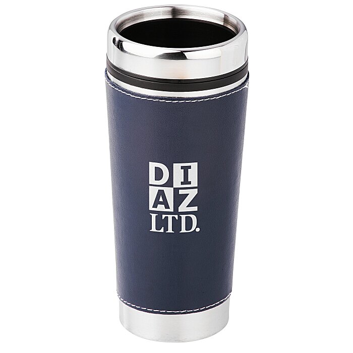 Custom Leatherette Tumbler - 16 oz. - Screen