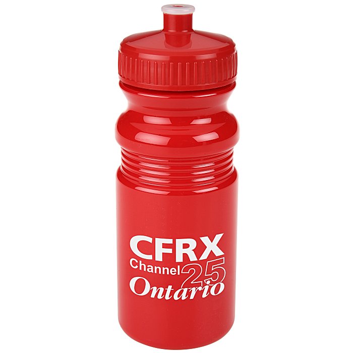Custom Recreation Sport Bottle- 20 ounces - Push Pull Lid- Opaque