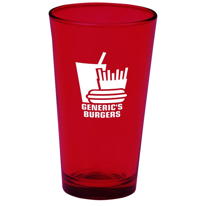 Custom Pint Glass - 16 oz - Colour