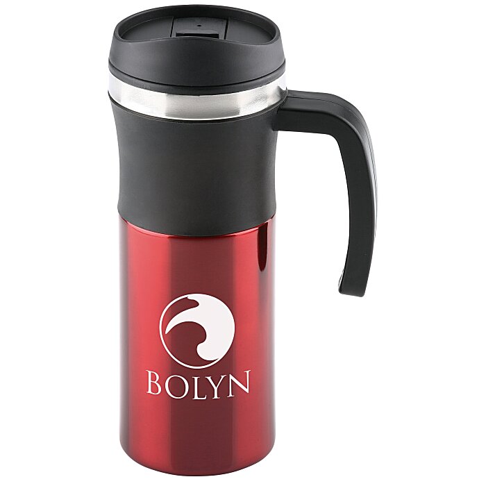 Custom Malmo Travel Handle Mug - 16 oz.