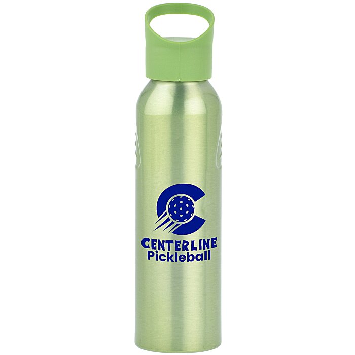 Custom Angle Up Aluminum Sport Bottle - 22 oz