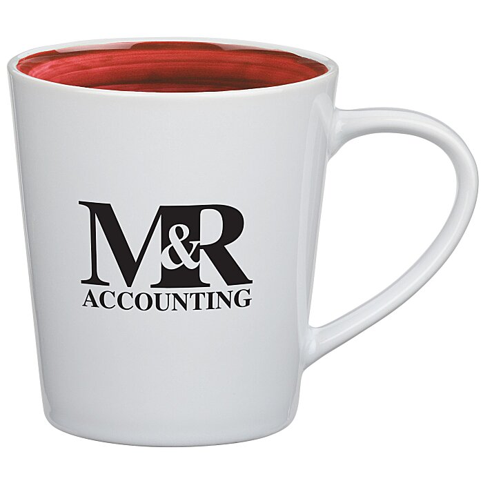 Custom Cafe Bien Two-Tone Coffee Mug - 12 oz