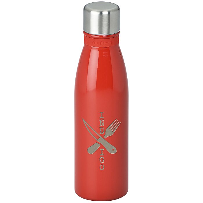 Custom Refresh Mayon Vacuum Bottle - 18 oz - Laser Engraved