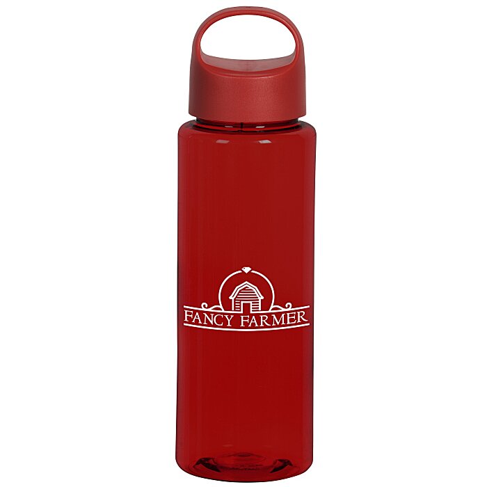 Custom Guzzler Sport Bottle with Oval Crest Lid - 32 oz