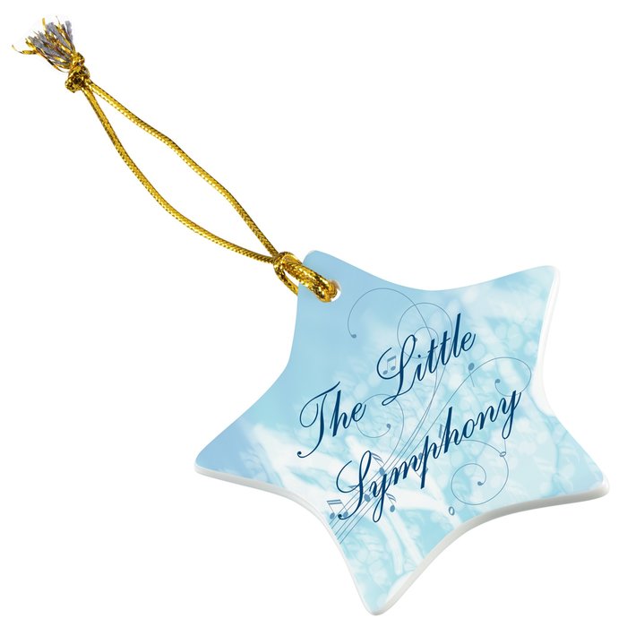 Custom Ceramic Ornament - Star - Full Colour