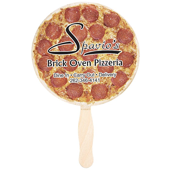 Custom Hand Fan - Round - Full Colour