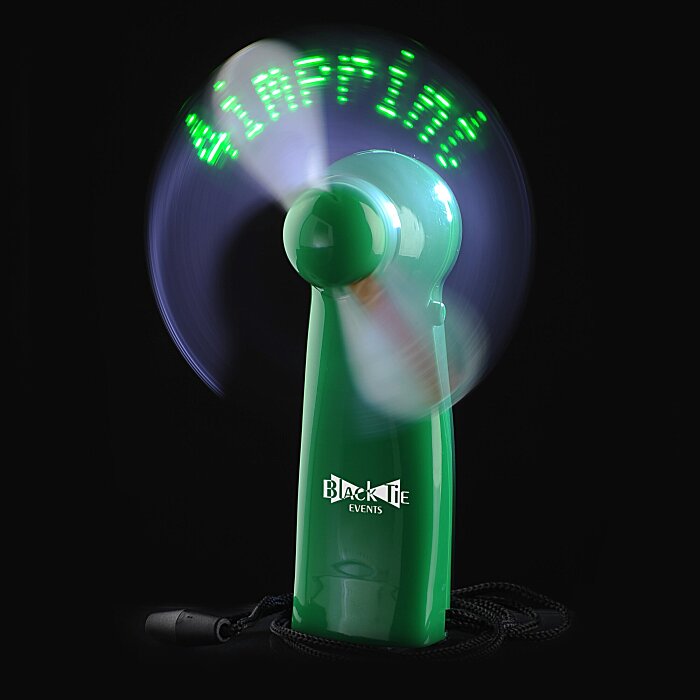 Custom Pre-Programmed Message Fan