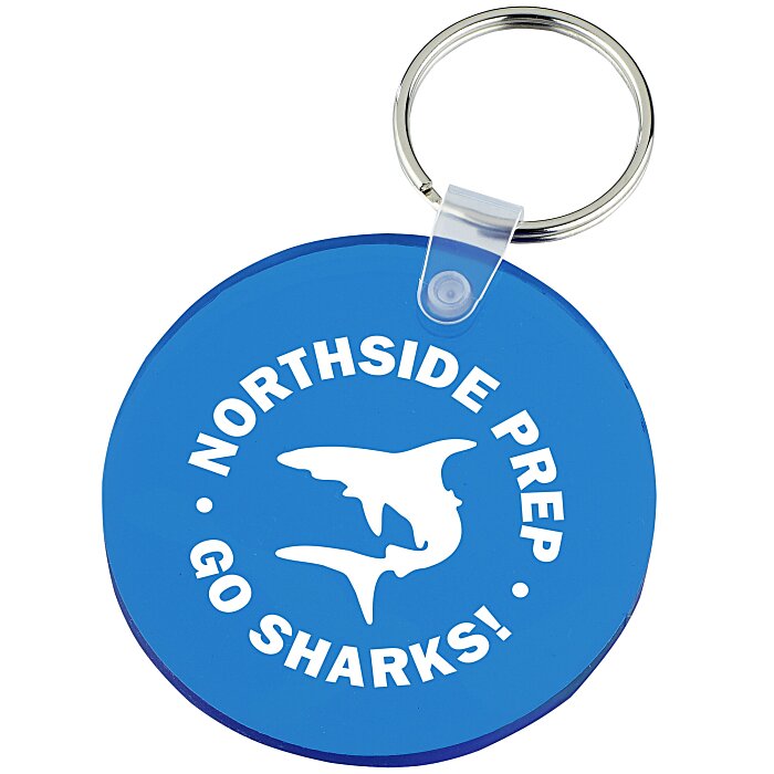 Custom Round Soft Keychain - Translucent