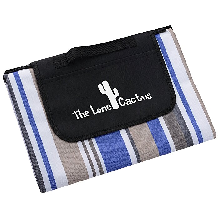 Custom Oversized Striped Picnic & Beach Blanket