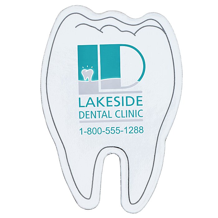 Custom Flat Flexible Magnet - Tooth