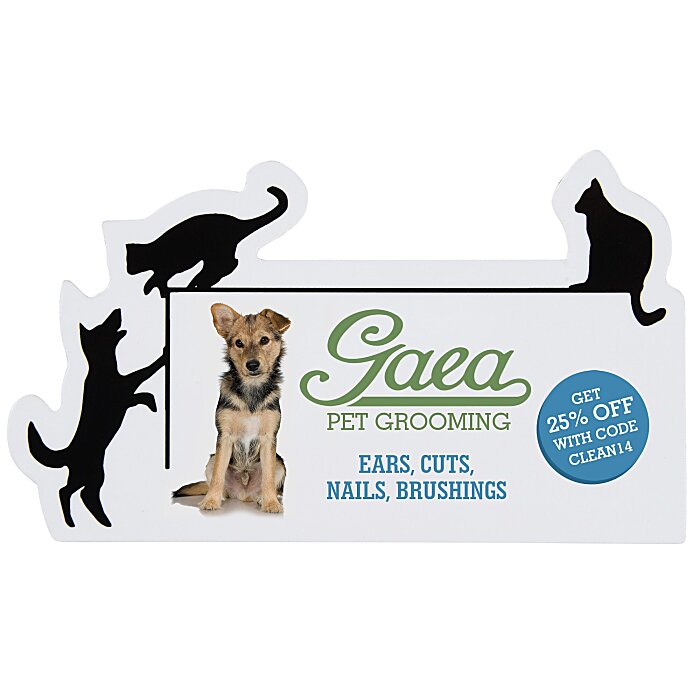 Custom Flat Flexible Magnet - Cats & Dogs