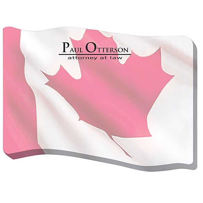 Custom Souvenir Sticky Note - Flag - 50 Sheet