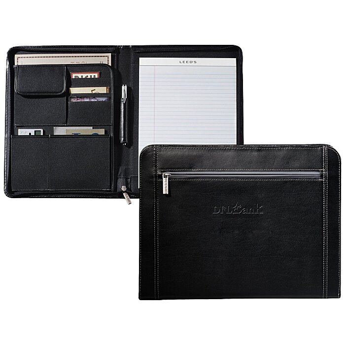 Custom Metropolitan Zippered Padfolio